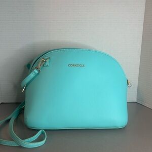 CORKCICLE. Adair Turquoise Insulated Lunch Bag/Box Cooler Bag Crossbody Strap